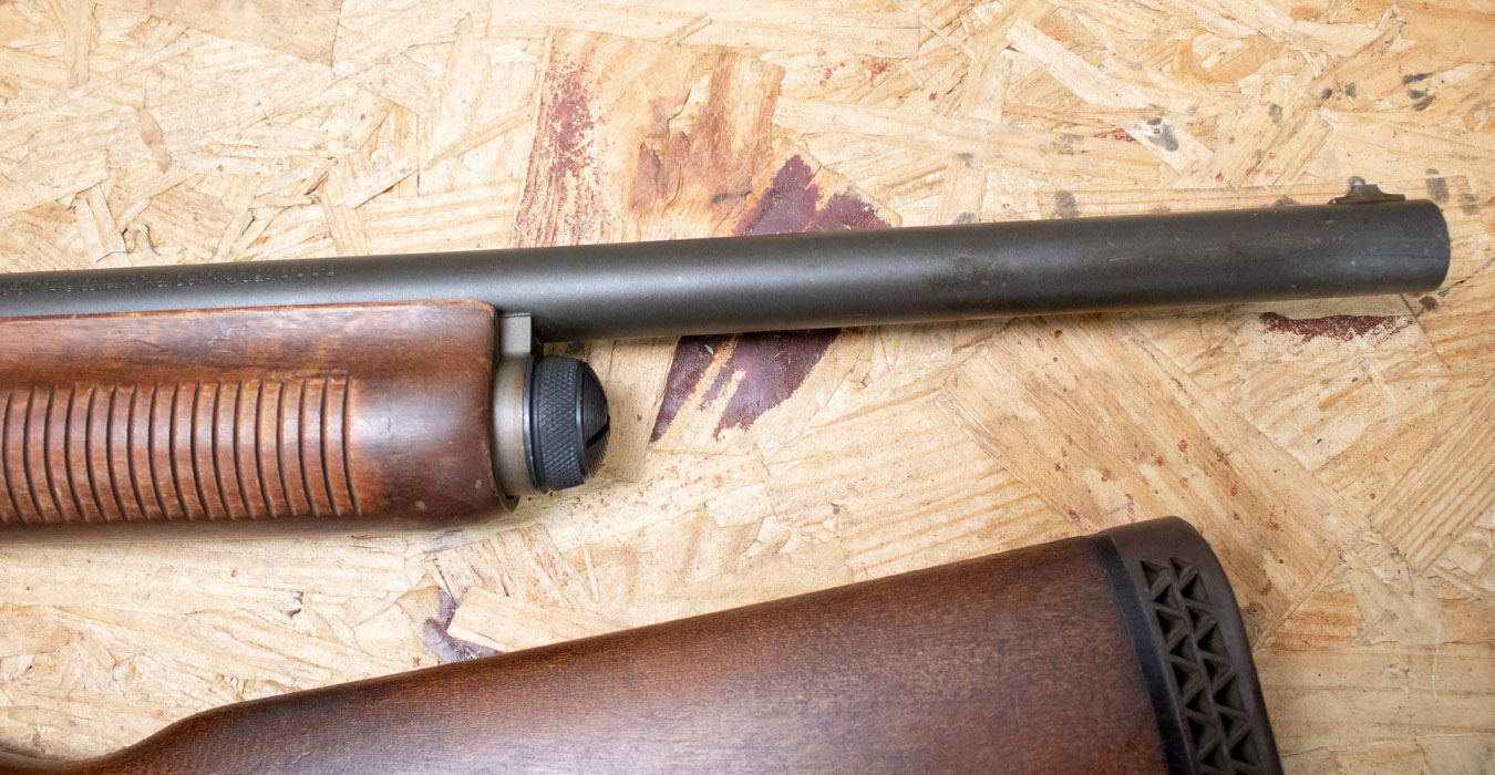 REMINGTON 870 Magnum 12 Gauge Police Trade-In Shotguns with Wood Stock